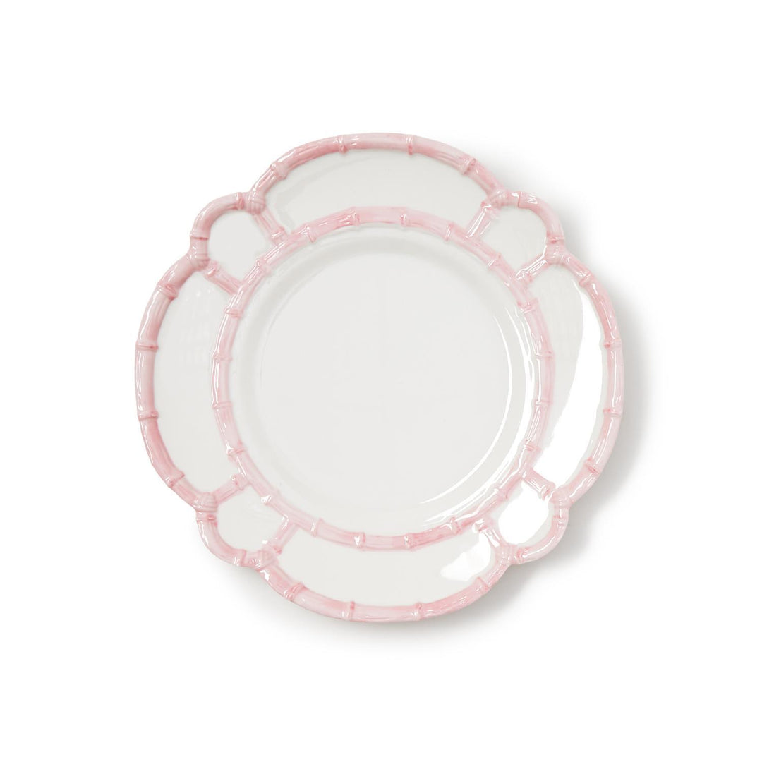 Bamboo Touch- Pink - Melamine- Dinner and Salad Plate