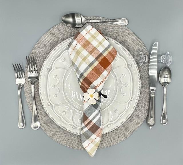 Autumn Afternoon Plaid Napkin
