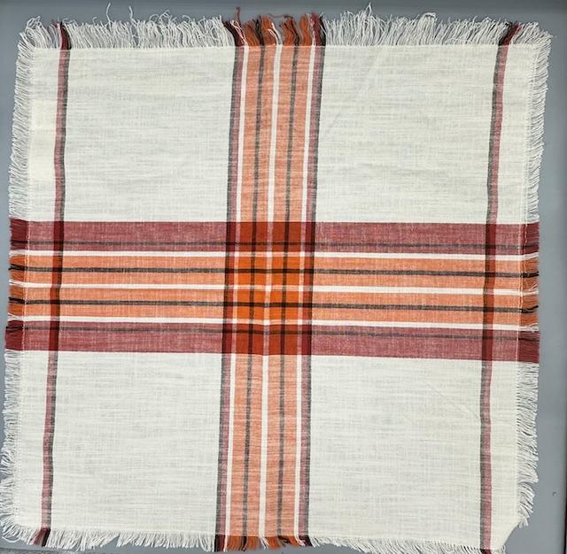 Pumpkin Spice Plaid Napkin
