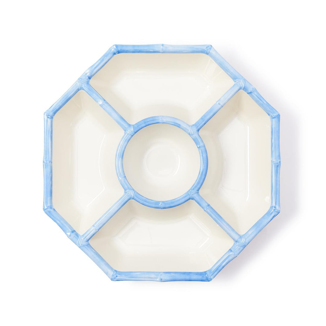 Bamboo Touch Chip and Dip- French Blue - Melamine-