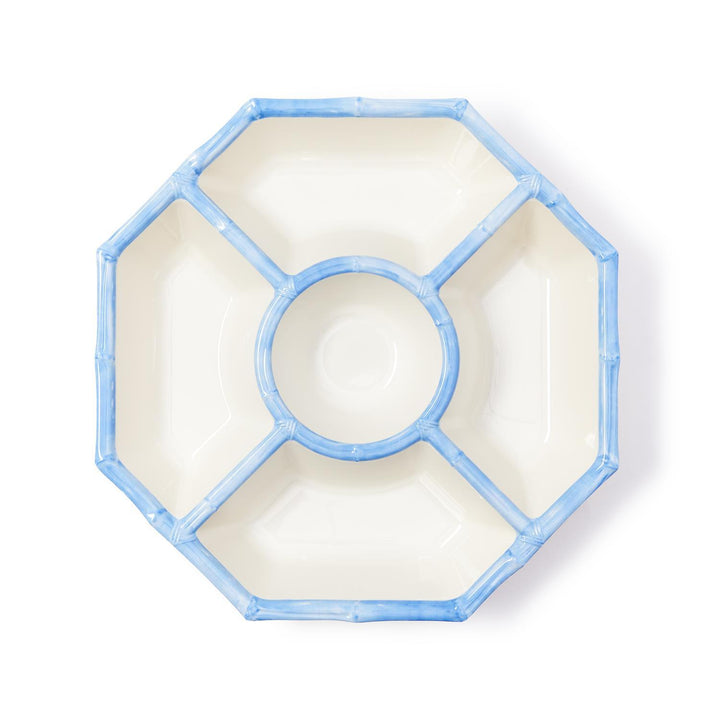 Bamboo Touch Chip and Dip- French Blue - Melamine-