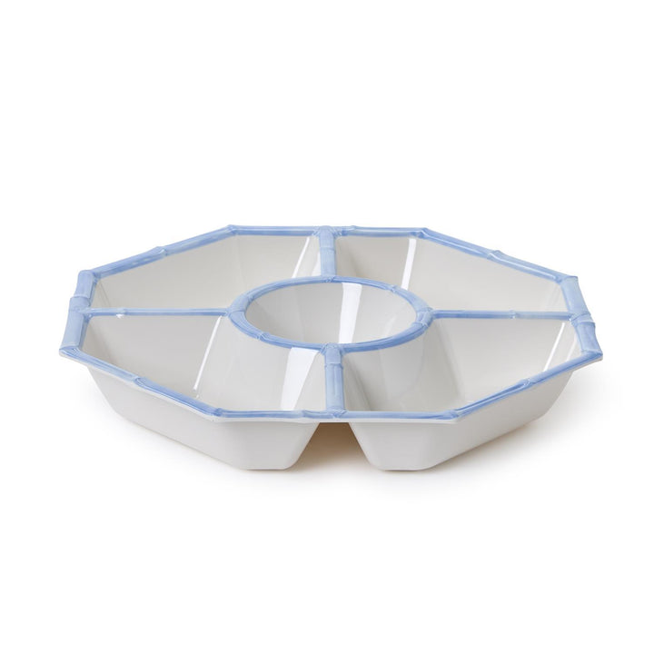 Bamboo Touch Chip and Dip- French Blue - Melamine-