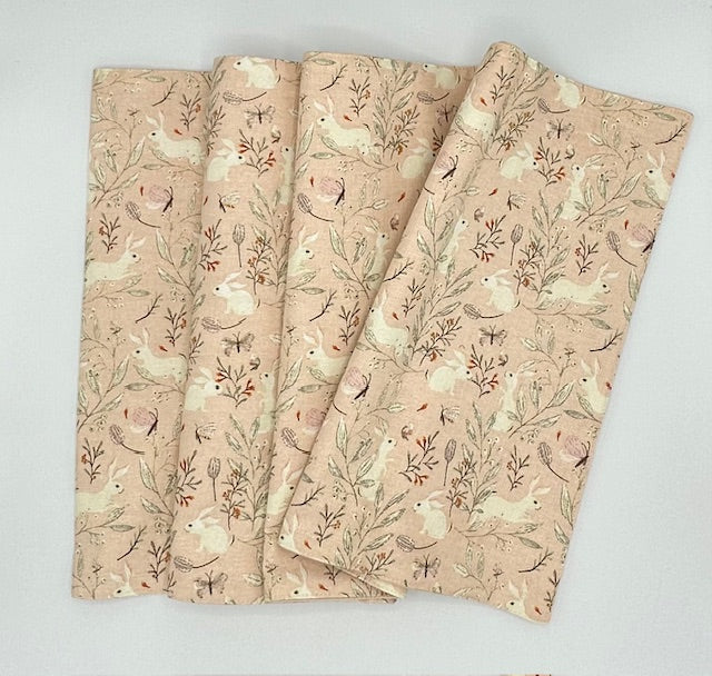 Frolicking Bunny Runner- Blush