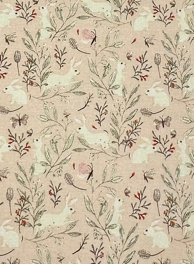 Frolicking Bunny Runner- Blush