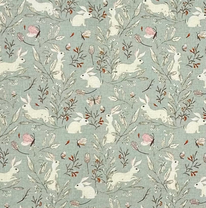 Frolicking Bunny Runner- Mist