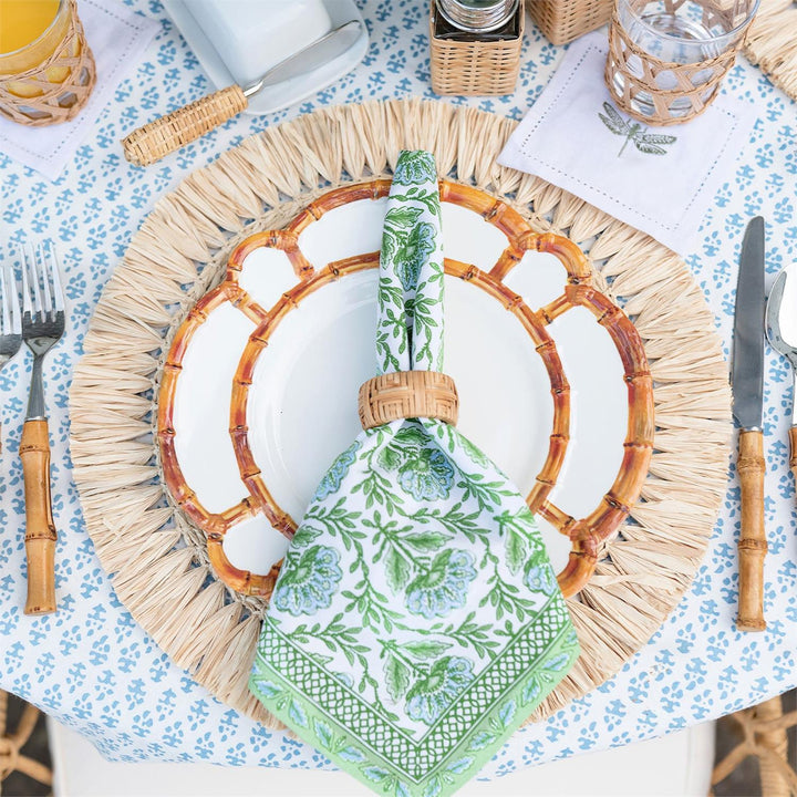 Bamboo Touch- Natural- Melamine- Dinner and  Salad Plate