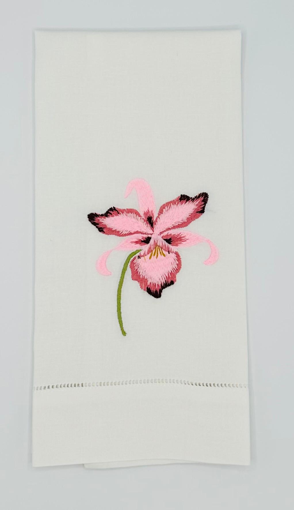Pink Lily Guest Towel