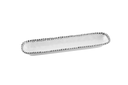 White/Silver Cracker Tray