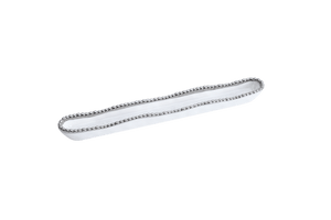 White/Silver Olive Tray