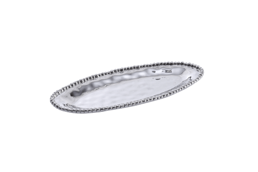Small Oval Serving Piece - Silver Finish