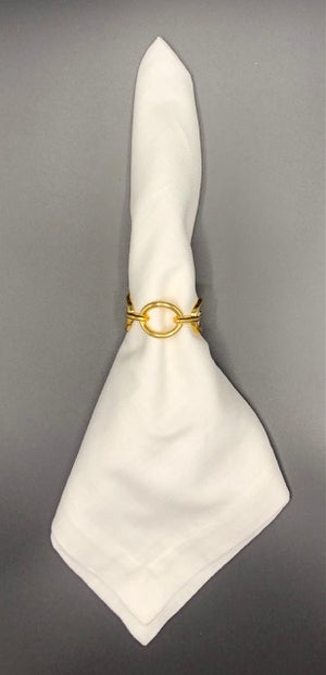 Gold Chain Link Napkin Ring