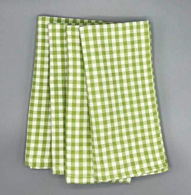 Lime Green Check Napkin