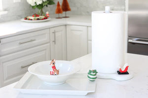 Now in Stock -MEL11- Melamine Paper Towel Holder Stripes