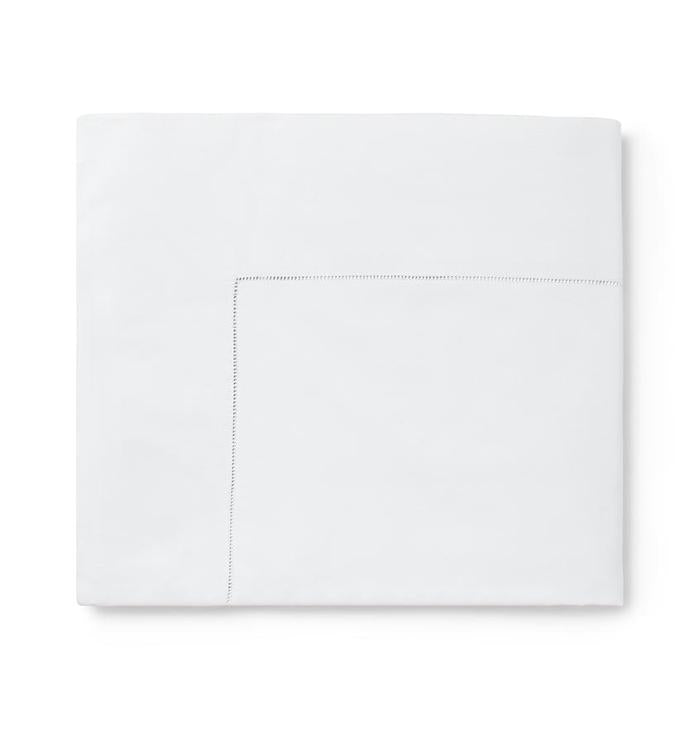 SFERRA Celeste Queen Flat Sheet - White