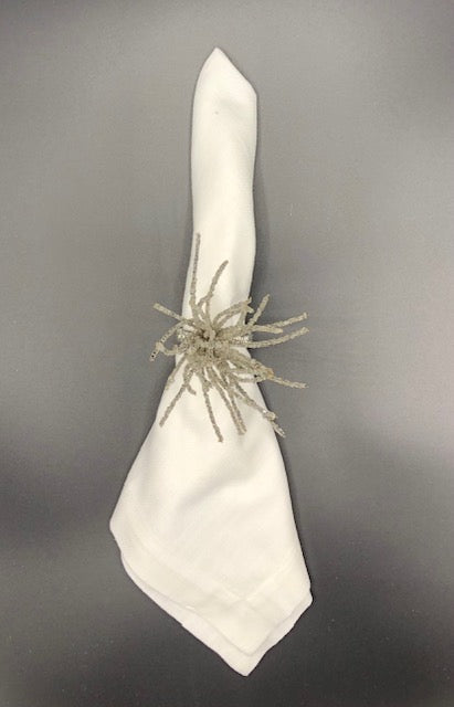 Best Seller -Silver Beaded Napkin Ring