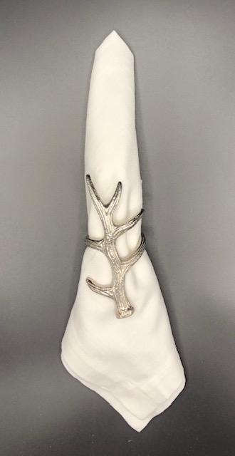 Silver Antler Napkin Ring