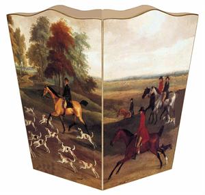 Fox Hunt Wastebasket