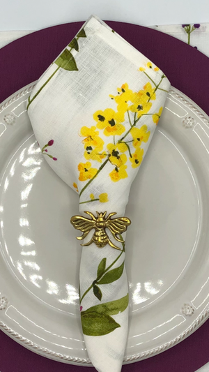 Floral Stems Dinner Napkin