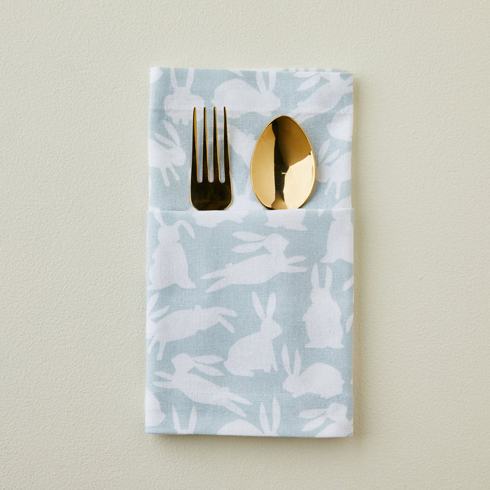 Light Blue Bunny Napkin