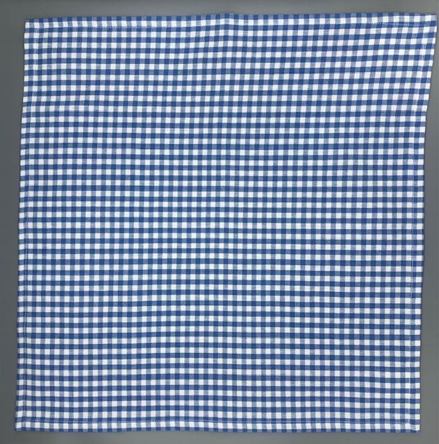 Light Blue Check Napkin