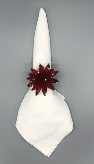 Red Burst Napkin Ring