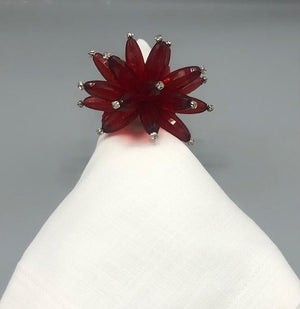 Red Burst Napkin Ring