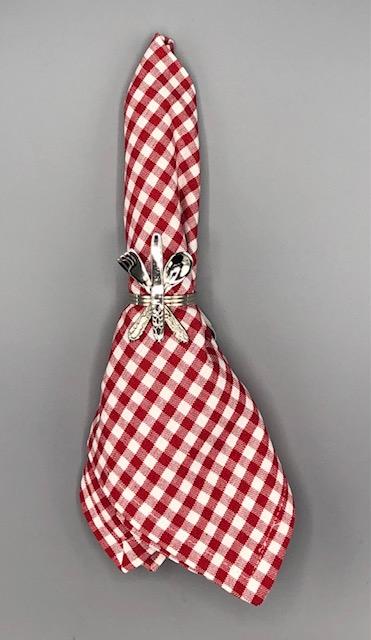 Red Check Napkin