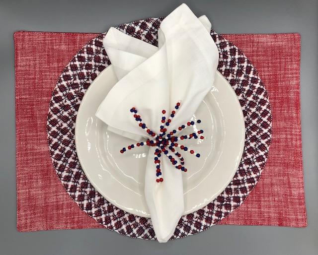Red Chambray Placemat