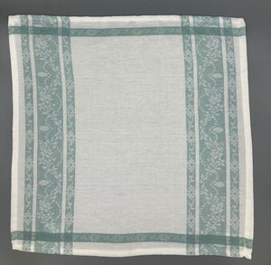 Rose Trellis Napkin - Sea Glass