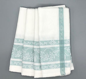 Rose Trellis Napkin - Sea Glass