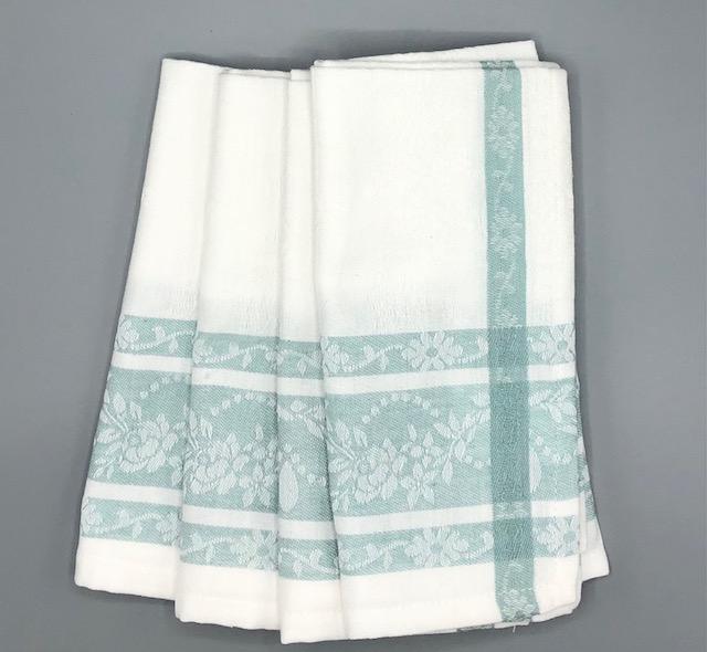 Rose Trellis Napkin - Sea Glass