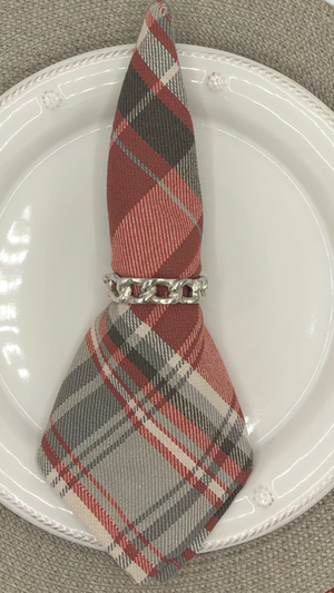 Saffron Plaid Napkin