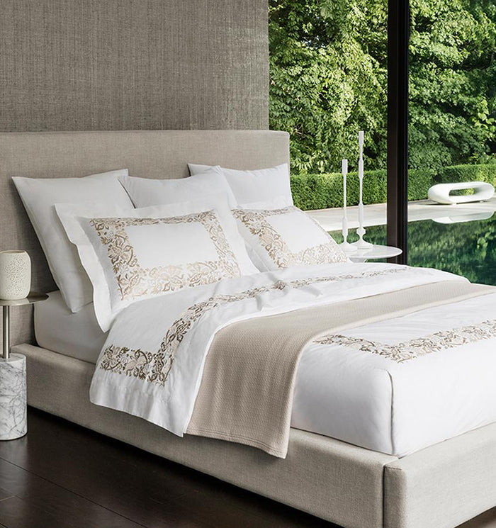Sferra Saxon Duvet Cover - Thumbnail 2